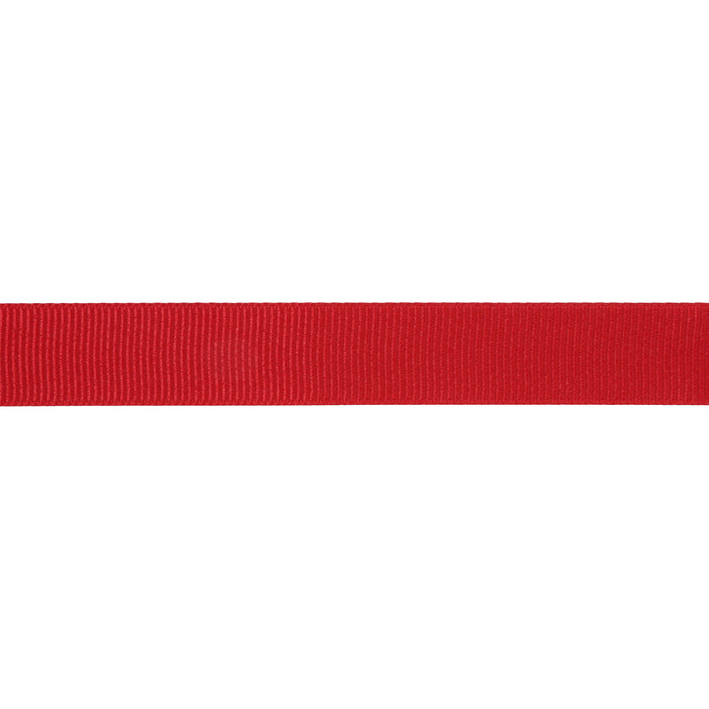 7/8" Textured Grosgrain Ribbon | Scarlet (260) | 100 Yard Roll