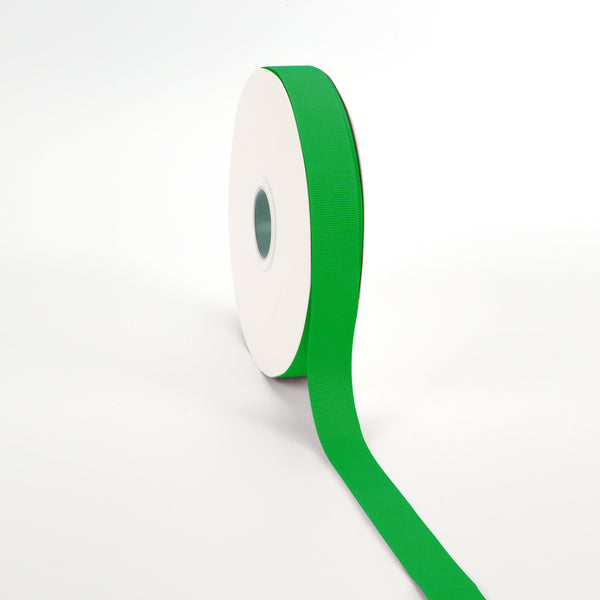 7/8" Textured Grosgrain Ribbon | Emerald (580) | 100 Yard Roll