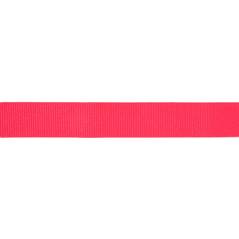 7/8" Textured Grosgrain Ribbon | Shocking Pink (175) | 100 Yard Roll