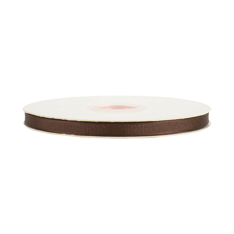 3/8" Textured Grosgrain Ribbon | Brown (850) | 100 Yard Roll