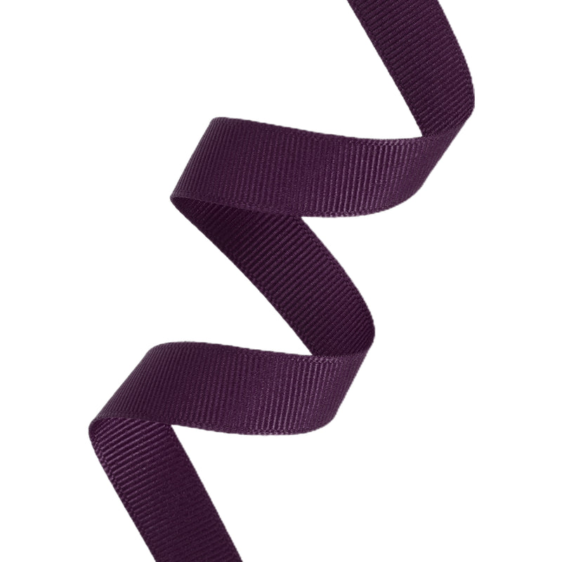 5/8" Textured Grosgrain Ribbon | Plum (285) | 100 Yard Roll