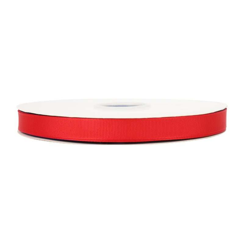 5/8" Textured Grosgrain Ribbon | Red (250) | 100 Yard Roll