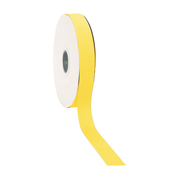 7/8" Textured Grosgrain Ribbon | Maize (650) | 100 Yard Roll