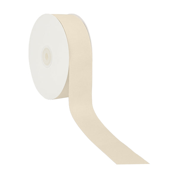 1 1/2" Textured Grosgrain Ribbon | Ivory (810) | 50 Yard Roll