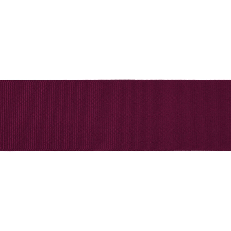 1 1/2" Textured Grosgrain Ribbon | Wine (275) | 50 Yard Roll