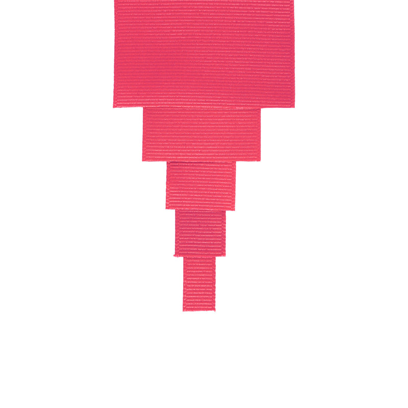3/8" Textured Grosgrain Ribbon | Shocking Pink (175) | 100 Yard Roll