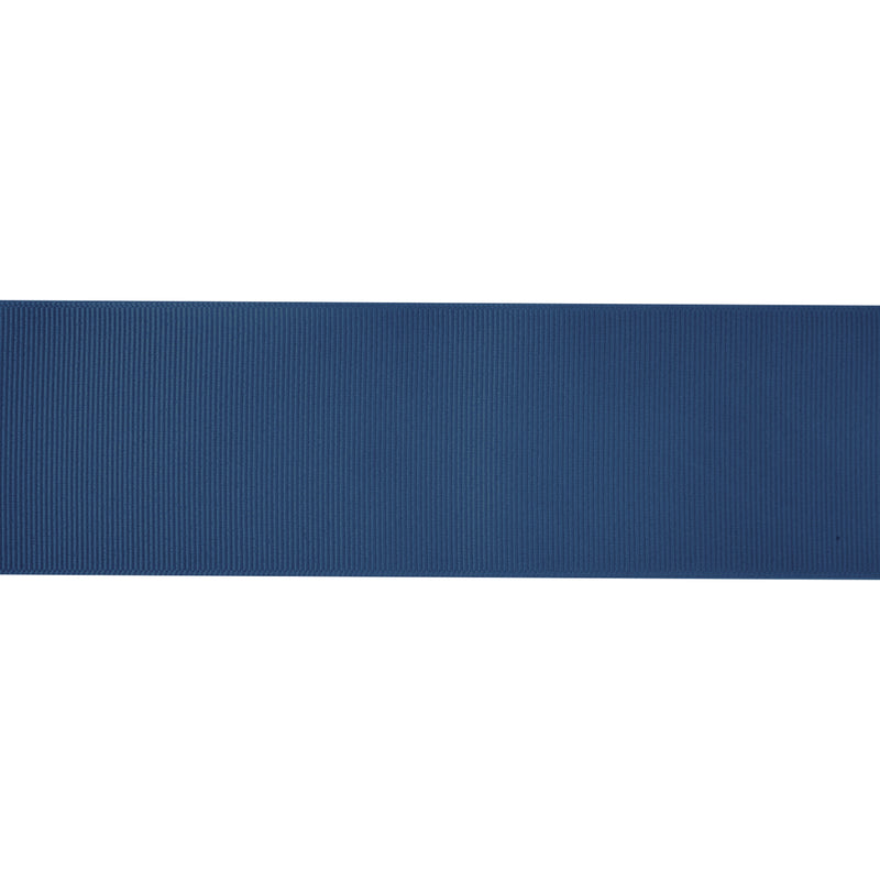 2 1/4" Textured Grosgrain Ribbon | Lt Navy (365) | 50 Yard Roll