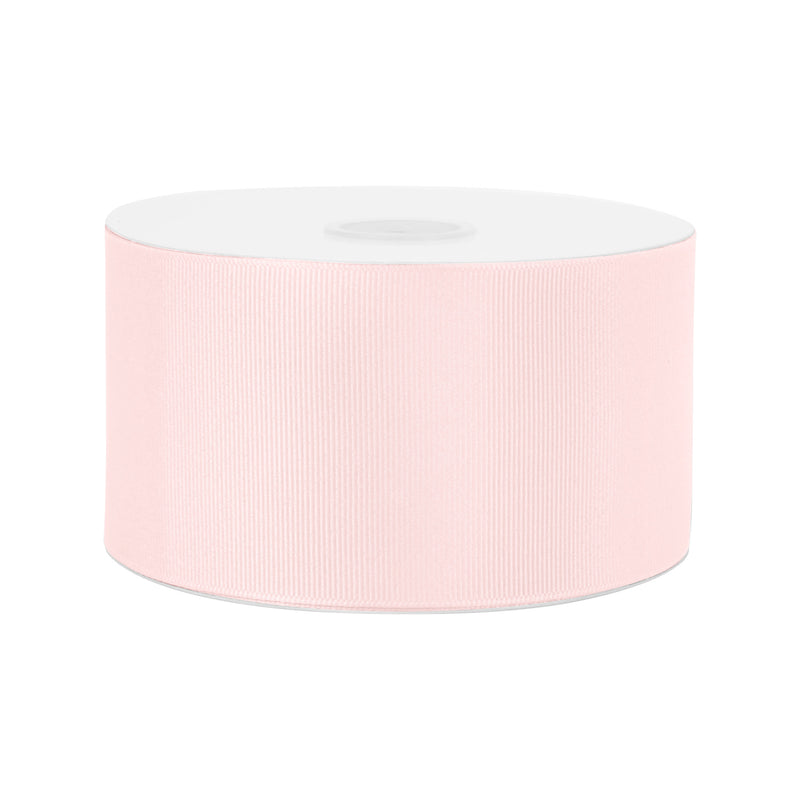 3" Textured Grosgrain Ribbon | Lt Pink (117) | 50 Yard Roll