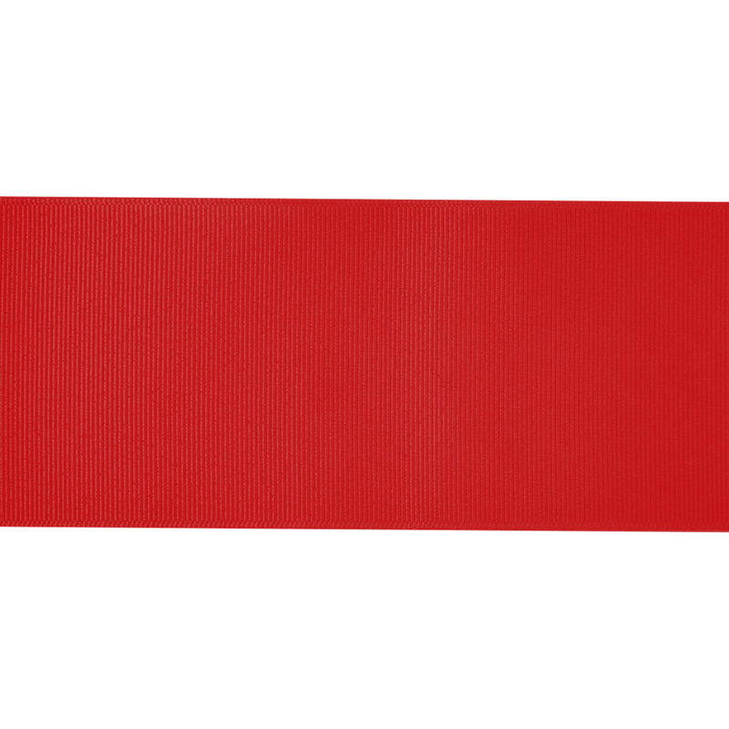 3" Textured Grosgrain Ribbon | Red (250) | 50 Yard Roll