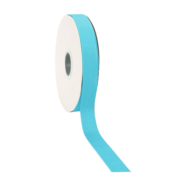 7/8" Textured Grosgrain Ribbon | Turquoise (340) | 100 Yard Roll