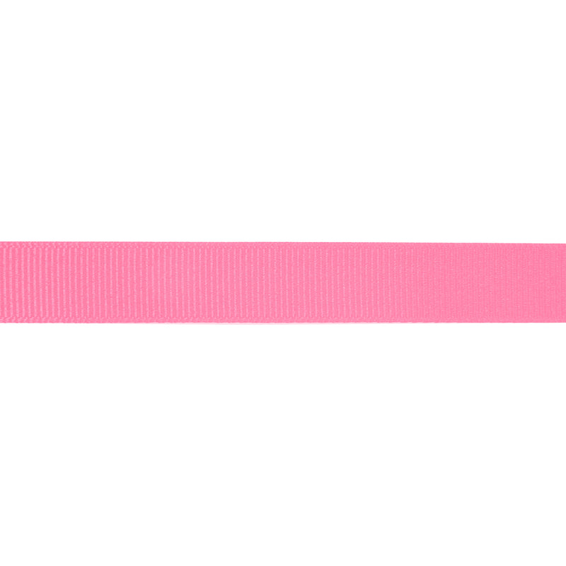 7/8" Textured Grosgrain Ribbon | Neon Pink (2550) | 100 Yard Roll