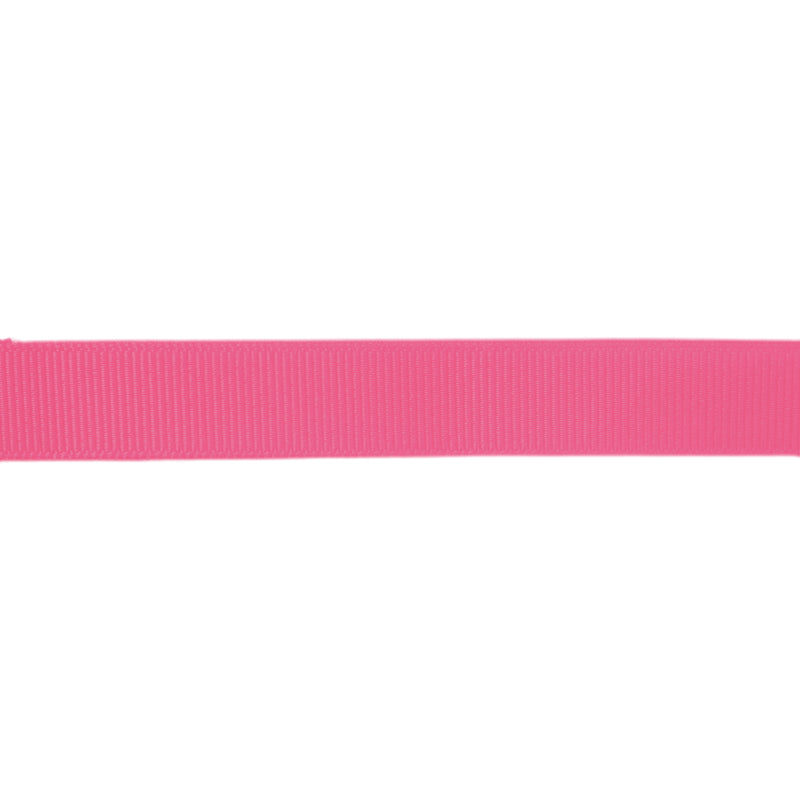 7/8" Textured Grosgrain Ribbon | New Shocking Pink (176) | 100 Yard Roll