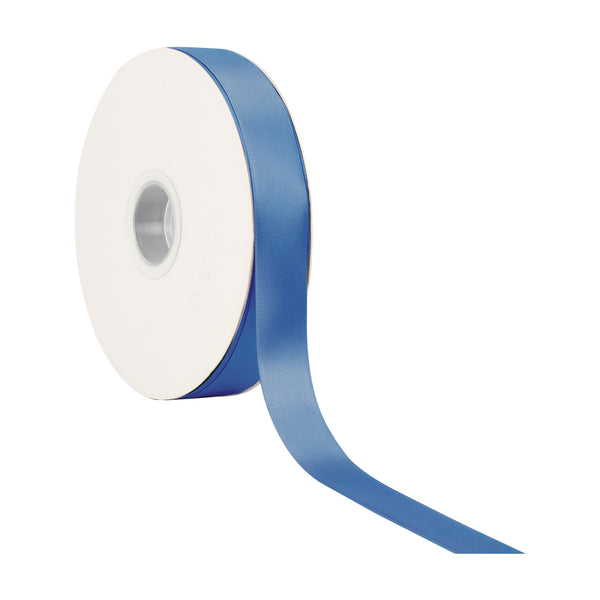 1" Double Face Satin Ribbon | Royal (350) | 25 Yard Roll