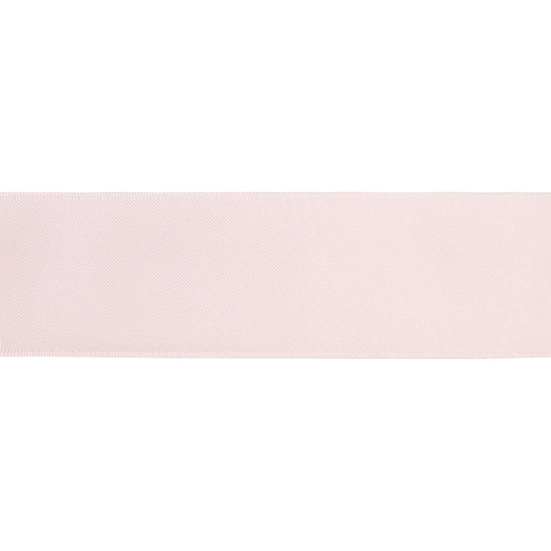 1 1/2" Double Face Satin Ribbon | Pearl Pink (123) | 50 Yard Roll