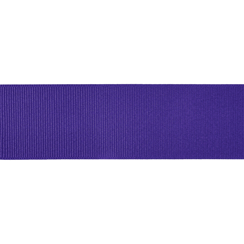 1 1/2" Textured Grosgrain Ribbon | Regal Purple (470) | 50 Yard Roll