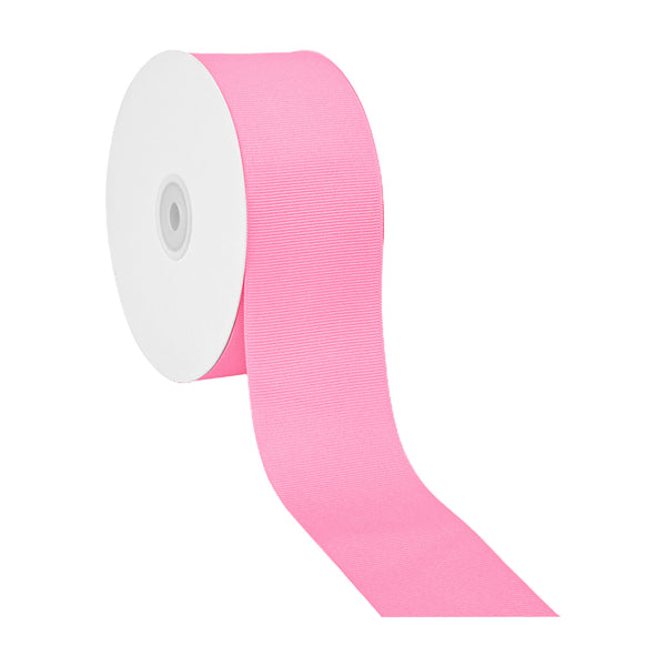 2 1/4" Textured Grosgrain Ribbon | Hot Pink (156) | 50 Yard Roll