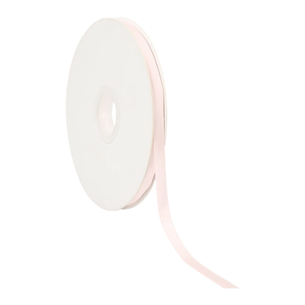 3/8" Double Face Satin Ribbon | Pearl Pink (123) | 100 Yard Roll