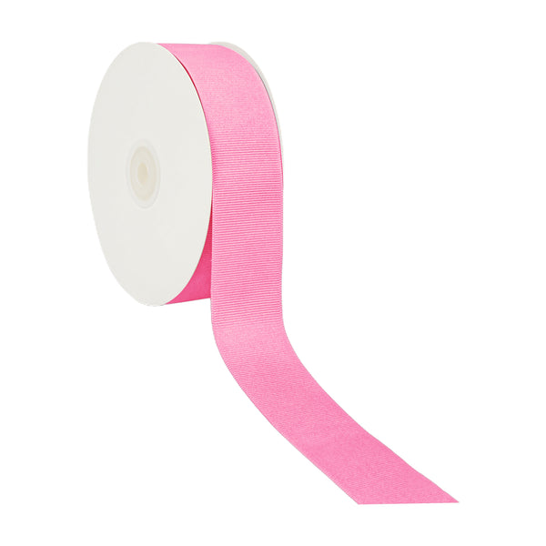 1 1/2" Textured Grosgrain Ribbon | Hot Pink (156) | 50 Yard Roll