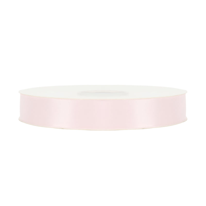 1" Double Face Satin Ribbon | Pearl Pink (123) | 25 Yard Roll