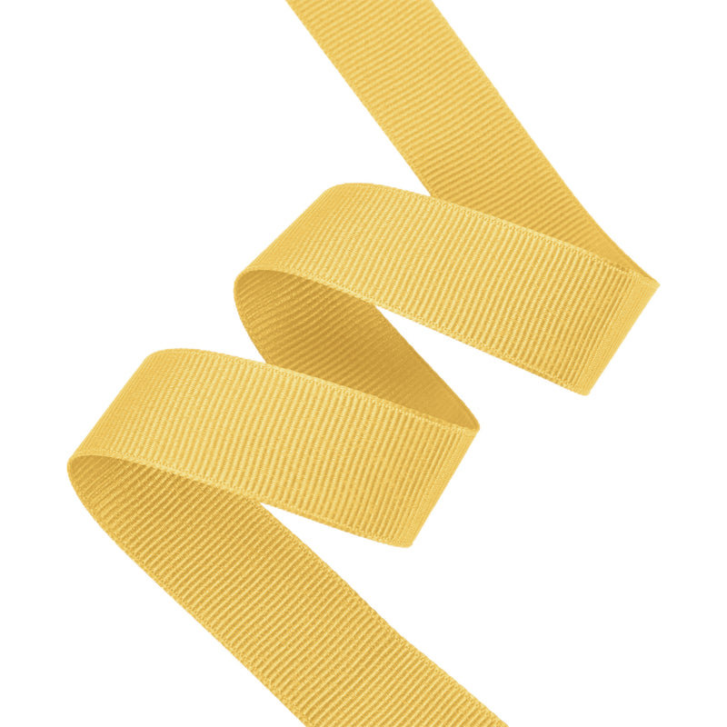 7/8" Textured Grosgrain Ribbon | Yellow Gold (660) | 100 Yard Roll