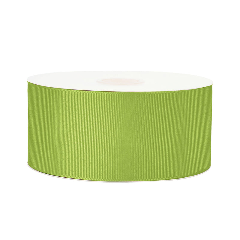 2 1/4" Textured Grosgrain Ribbon | New Chartruese (547) | 50 Yard Roll