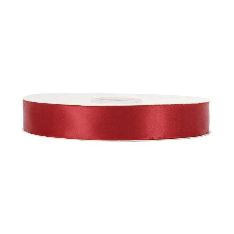 1" Double Face Satin Ribbon | Red (250) | 50 Yard Roll