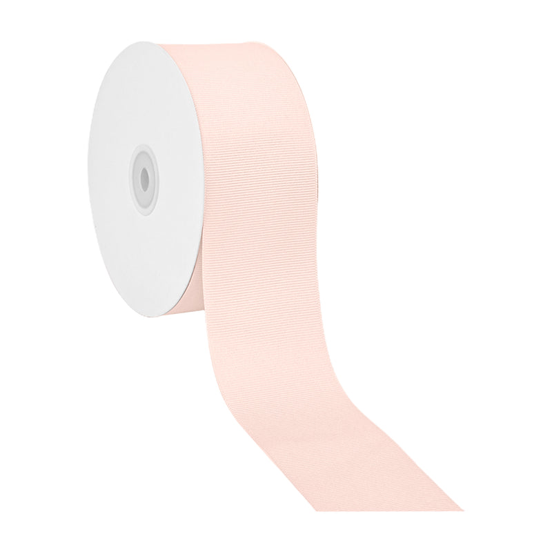 2 1/4" Textured Grosgrain Ribbon | Coral Ice (205) | 50 Yard Roll