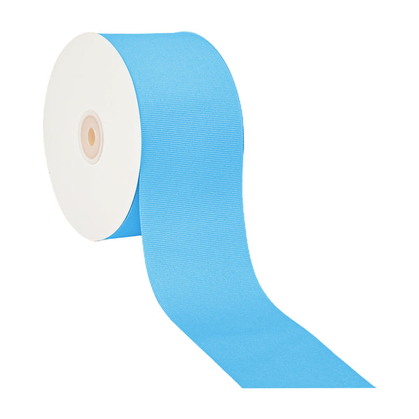 3" Textured Grosgrain Ribbon | Island Blue (328) | 50 Yard Roll