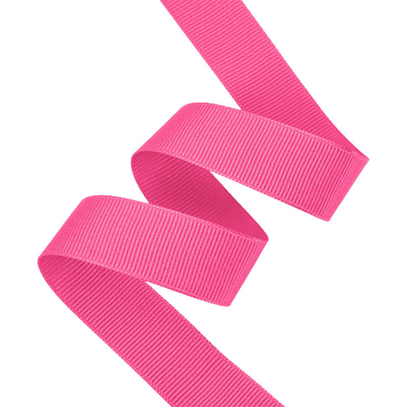 7/8" Textured Grosgrain Ribbon | Rose Pink (157) | 100 Yard Roll