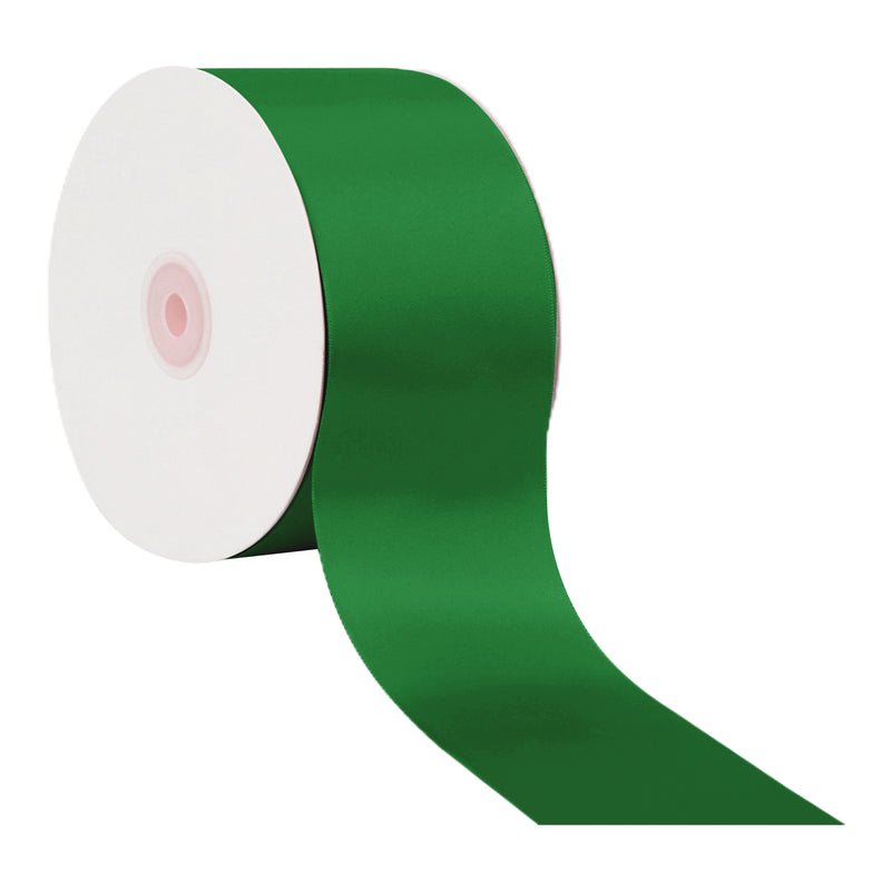 3" Double Face Satin Ribbon | Forest Green (587) | 25 Yard Roll