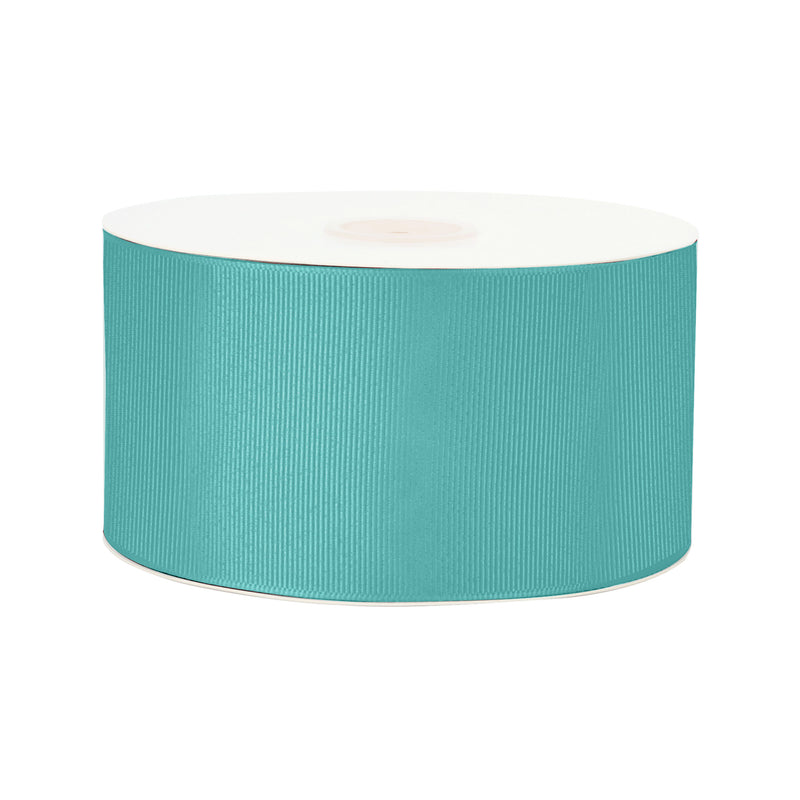 3" Textured Grosgrain Ribbon | Navajo Turquoise (315) | 50 Yard Roll