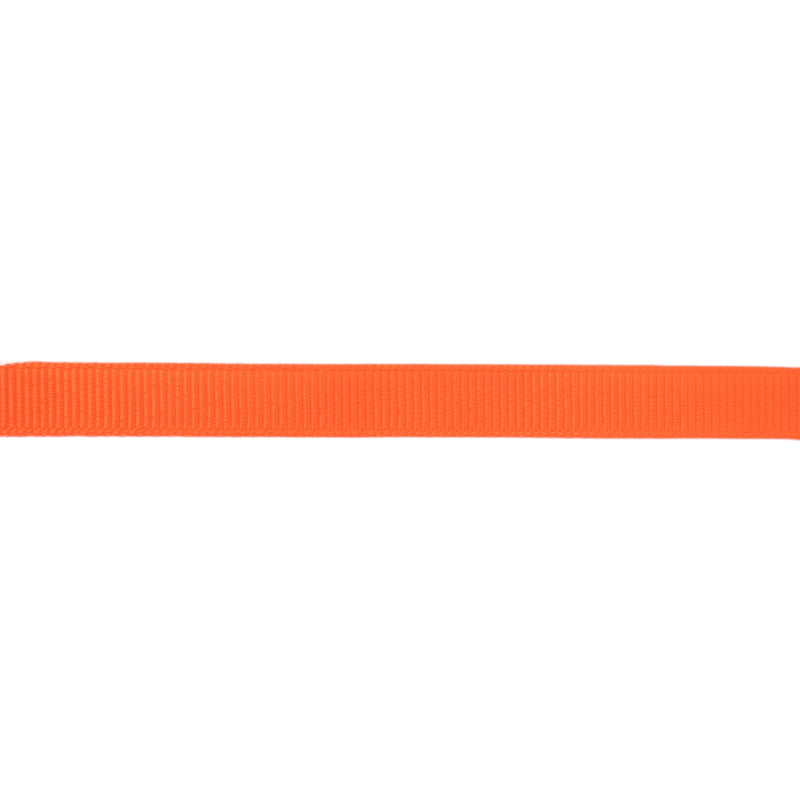 3/8" Textured Grosgrain Ribbon | Neon Orange (2511) | 100 Yard Roll