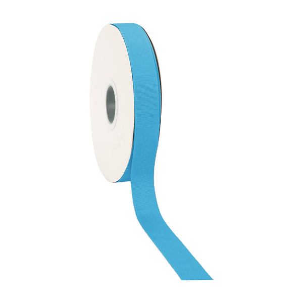 7/8" Textured Grosgrain Ribbon | Lt Turquoise (339) | 100 Yard Roll