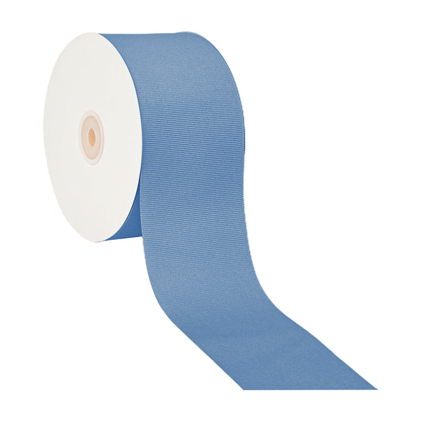 3" Textured Grosgrain Ribbon | Millenium Blue (871) | 50 Yard Roll