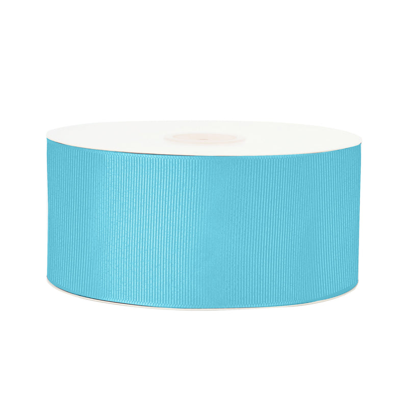 2 1/4" Textured Grosgrain Ribbon | Turquoise (340) | 50 Yard Roll