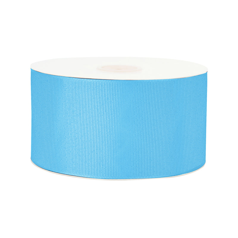 3" Textured Grosgrain Ribbon | Island Blue (328) | 50 Yard Roll