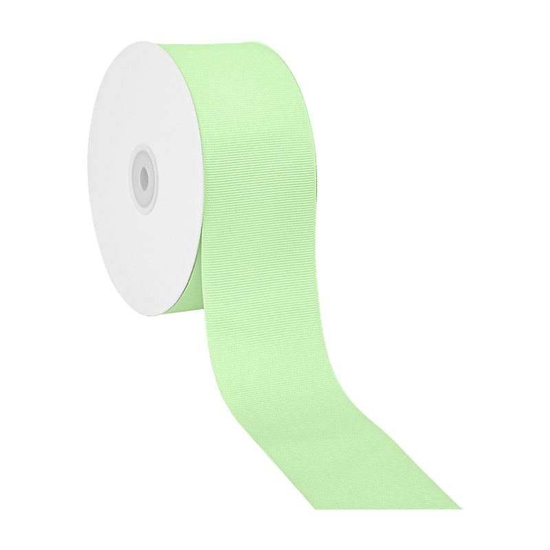 2 1/4" Textured Grosgrain Ribbon | Mint (530) | 50 Yard Roll