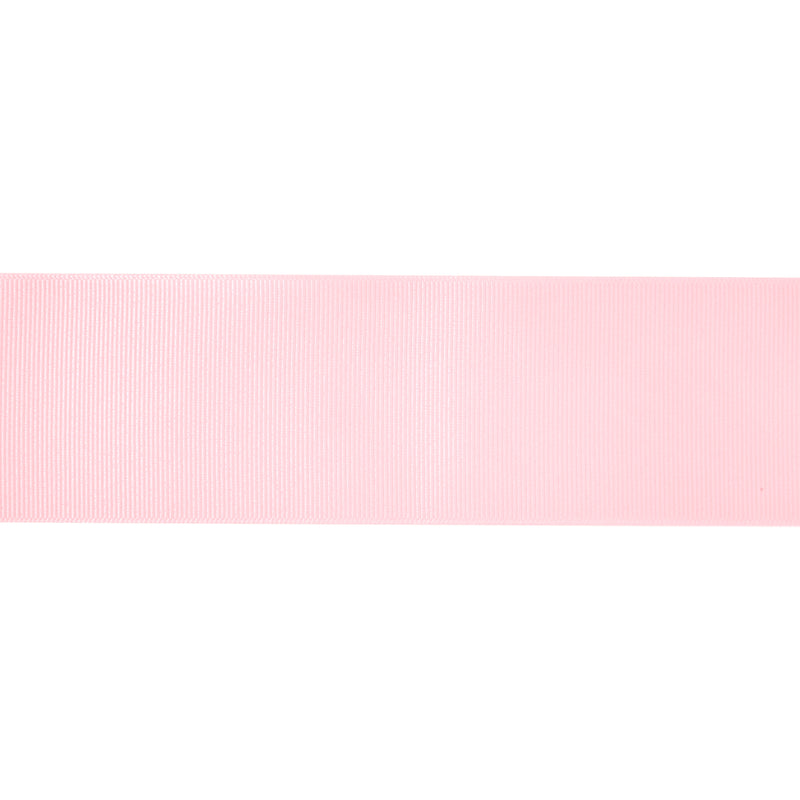 2 1/4" Textured Grosgrain Ribbon | Pearl Pink (123) | 50 Yard Roll