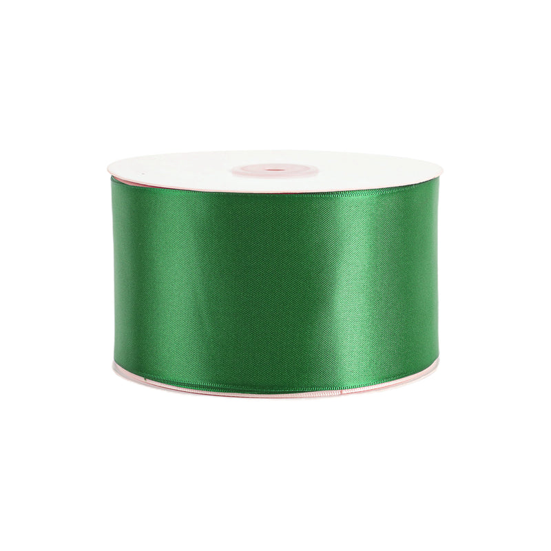 3" Double Face Satin Ribbon | Forest Green (587) | 25 Yard Roll