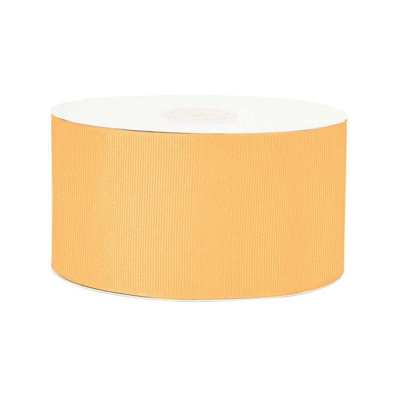 3" Textured Grosgrain Ribbon | Gold (675) | 50 Yard Roll