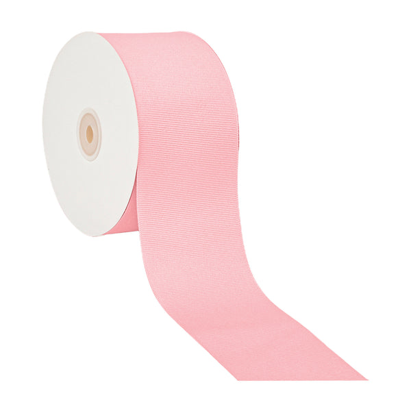 3" Textured Grosgrain Ribbon | Pink (150) | 50 Yard Roll