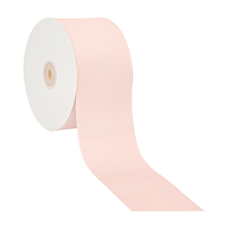 3" Textured Grosgrain Ribbon | Coral Ice (205) | 50 Yard Roll