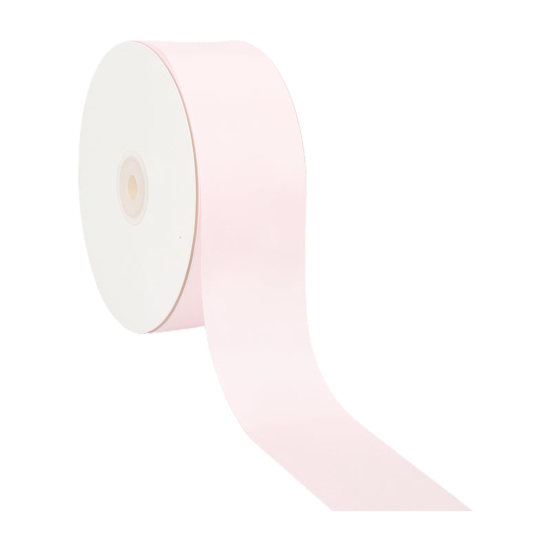 2" Double Face Satin Ribbon | Pearl Pink (123) | 25 Yard Roll