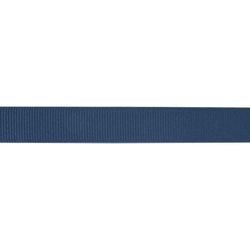 7/8" Textured Grosgrain Ribbon | Lt Navy (365) | 100 Yard Roll