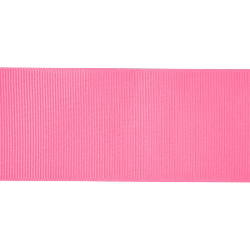 3" Textured Grosgrain Ribbon | Neon Pink (2550) | 50 Yard Roll