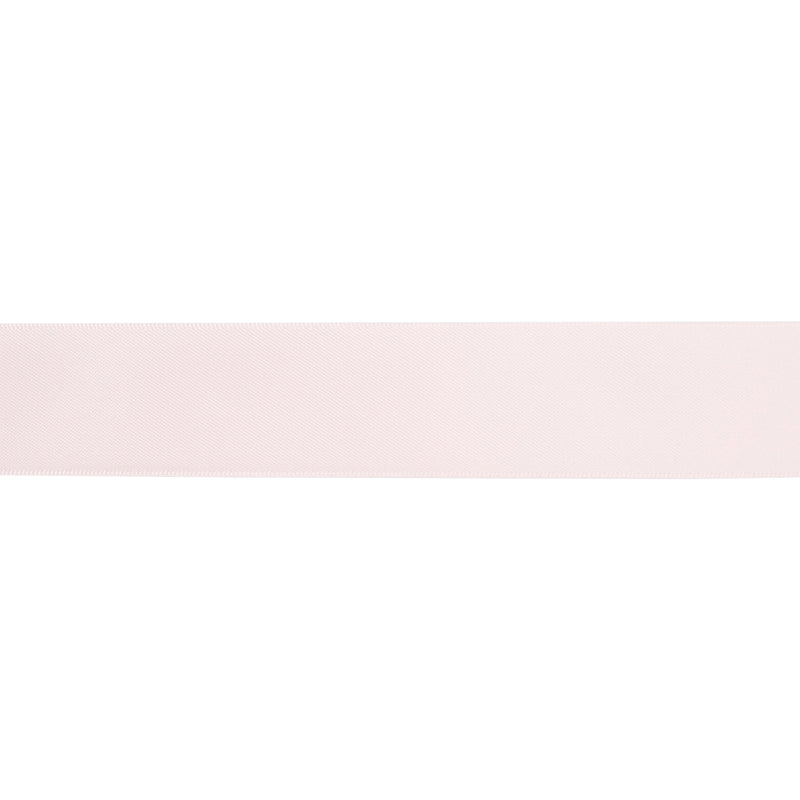 1" Double Face Satin Ribbon | Pearl Pink (123) | 25 Yard Roll