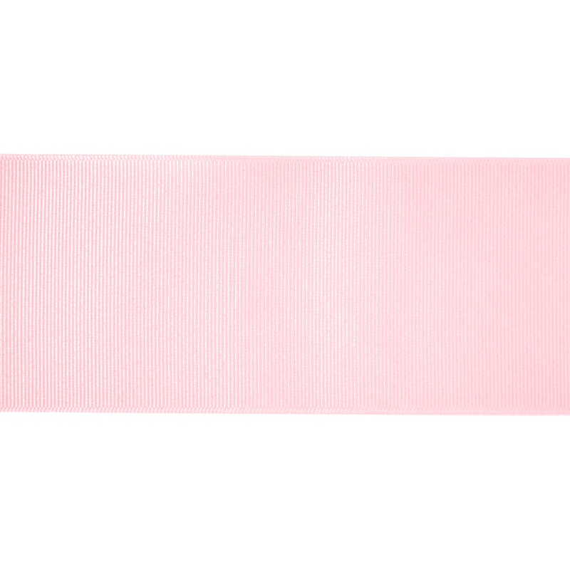 3" Textured Grosgrain Ribbon | Pearl Pink (123) | 50 Yard Roll