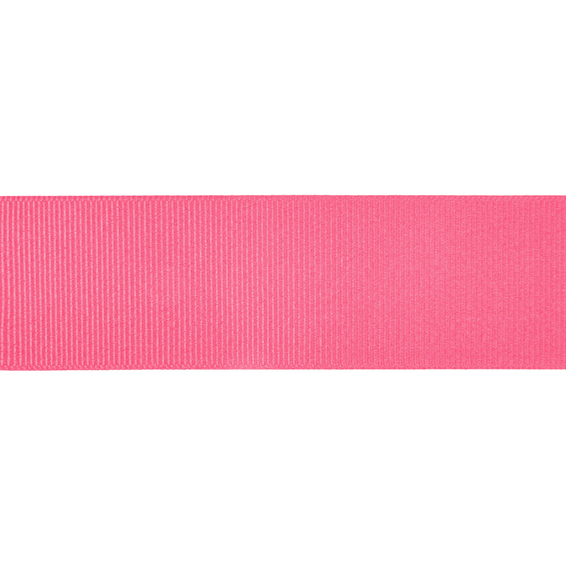 1 1/2" Textured Grosgrain Ribbon | New Shocking Pink (176) | 50 Yard Roll