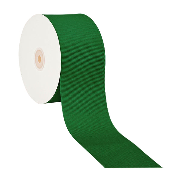 3" Textured Grosgrain Ribbon | Forest (587) | 50 Yard Roll