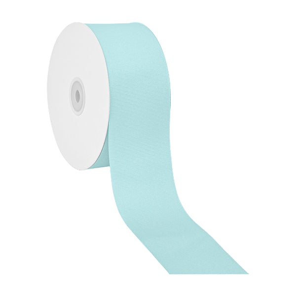 2 1/4" Textured Grosgrain Ribbon | Aqua (2314) | 50 Yard Roll